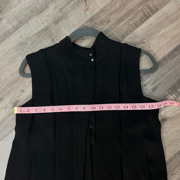 Saba Black Midi Dress high neck, sleeveless size M EUC - Picture 6 of 8
